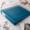 Peacock Blue Faux Leather D-Ring Scrapbook Album by Recollections&#xAE;